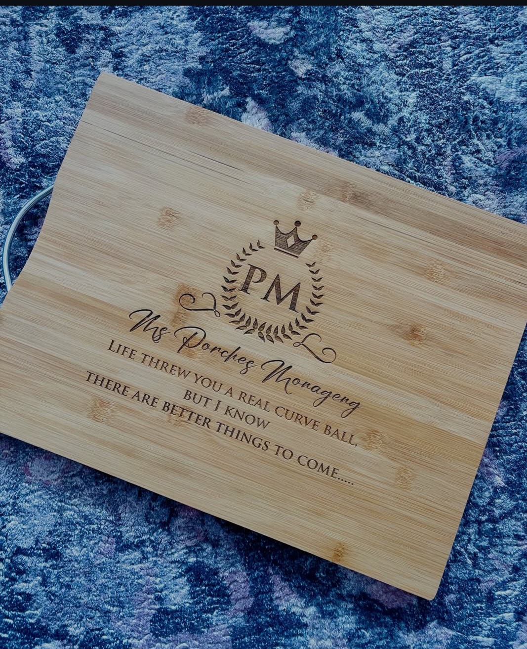 Personalised Engraved Bamboo Cutting Board